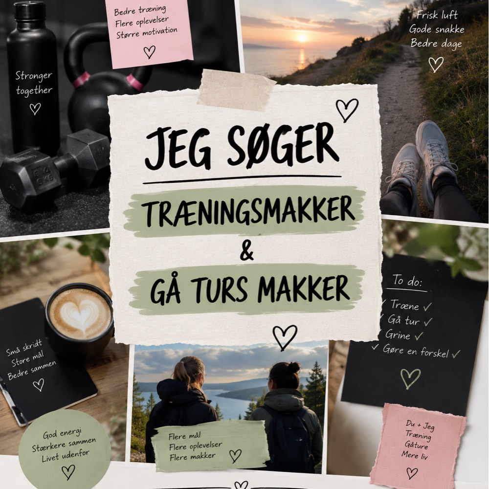 Søger trænings og gåturs makker 🏵️